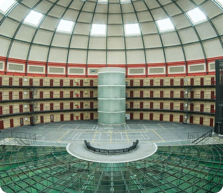 Panopticon dome interior